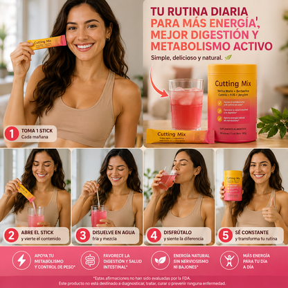 ¿Hinchada y sin energía? Descubre Cutting Mix.