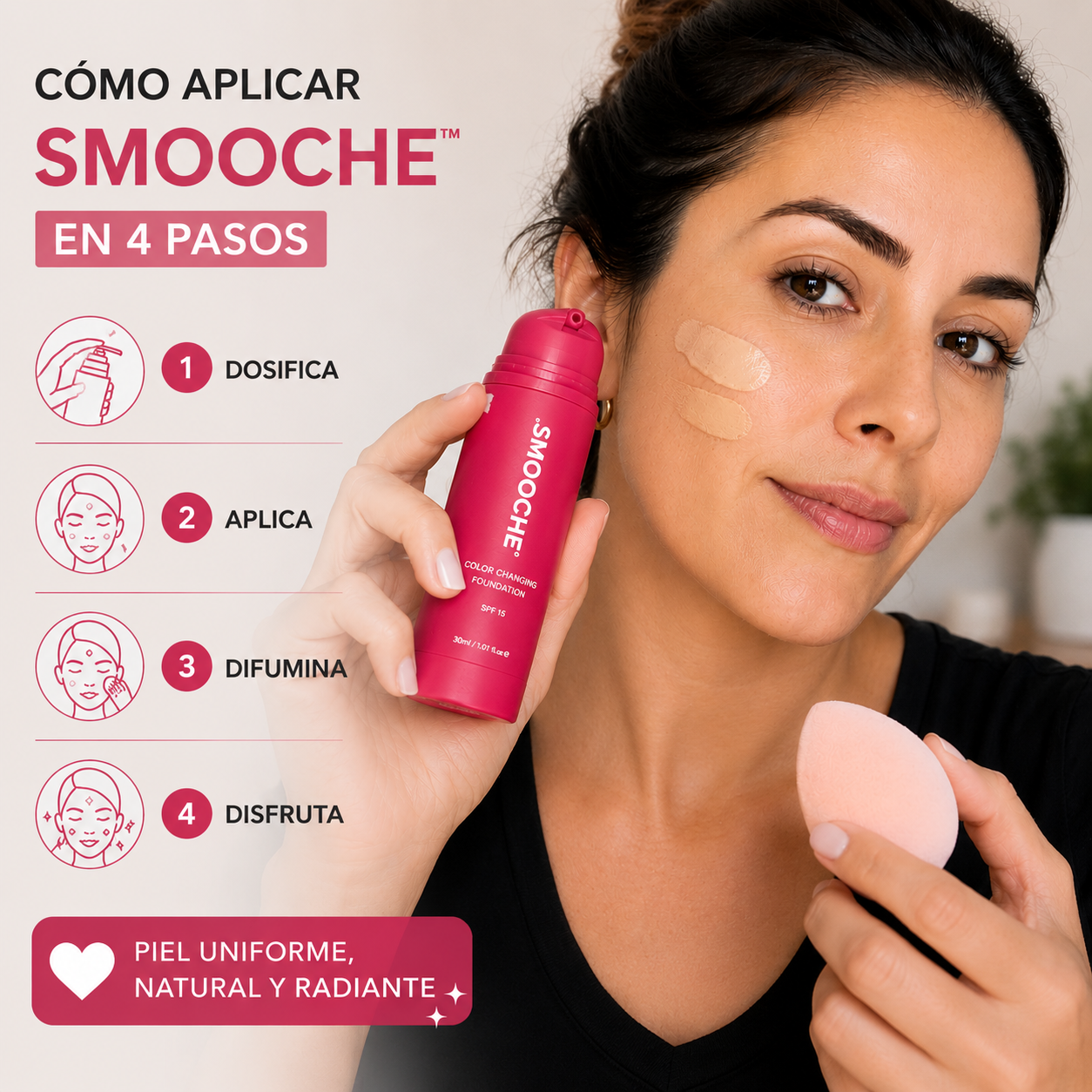 Base de Maquillaje Facial antienvejecimiento
