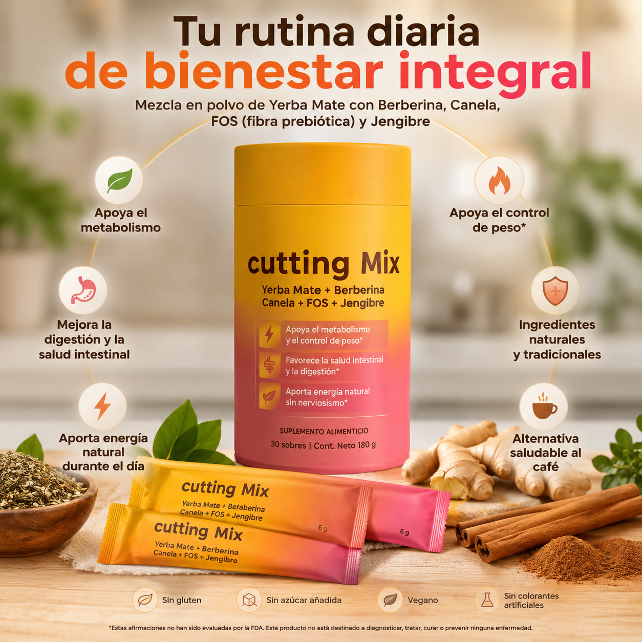 ¿Hinchada y sin energía? Descubre Cutting Mix.